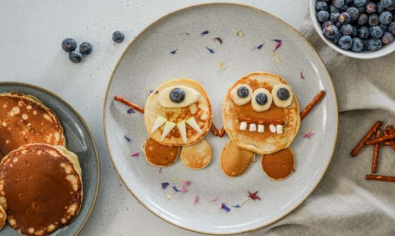 Pancakes animaux et personnages rigolos